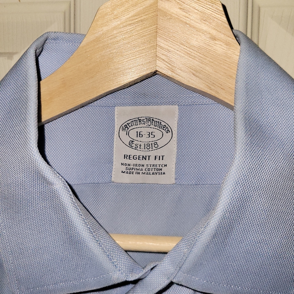 Brooks Brothers Regent Fit Light Blue Dress Shirt